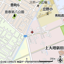 埼玉県春日部市上大増新田28周辺の地図