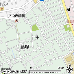 埼玉県春日部市藤塚331周辺の地図