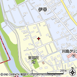 埼玉県比企郡川島町下伊草109-1周辺の地図