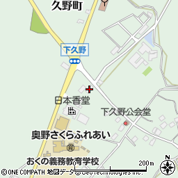 茨城県牛久市久野町751周辺の地図