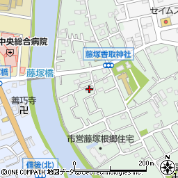 埼玉県春日部市藤塚598周辺の地図