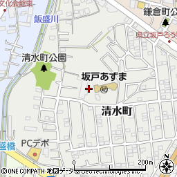 埼玉県坂戸市清水町13周辺の地図