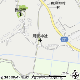 月読神社周辺の地図