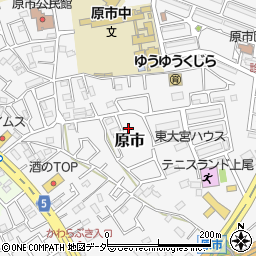 埼玉県上尾市原市3842周辺の地図