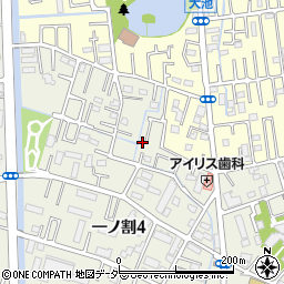 埼玉県春日部市一ノ割4丁目18-54周辺の地図