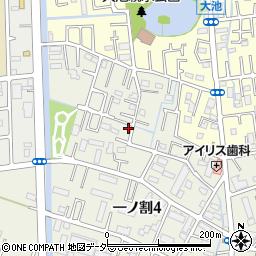 埼玉県春日部市一ノ割4丁目15-32周辺の地図