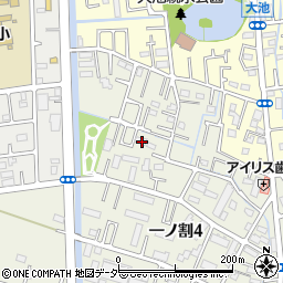 埼玉県春日部市一ノ割4丁目15-34周辺の地図