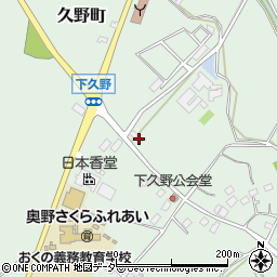 茨城県牛久市久野町759周辺の地図