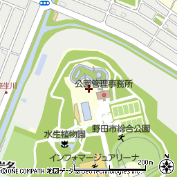 野田市総合公園水泳場周辺の地図