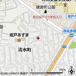 埼玉県坂戸市清水町15周辺の地図