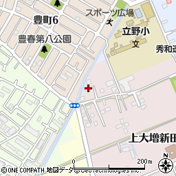 埼玉県春日部市上大増新田1周辺の地図