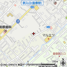埼玉県春日部市上蛭田277周辺の地図