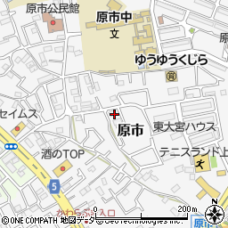 埼玉県上尾市原市3847周辺の地図