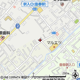埼玉県春日部市上蛭田278周辺の地図