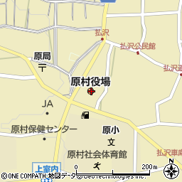 原村役場　総務課・企画振興係・村づくり周辺の地図