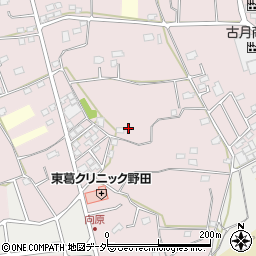 千葉県野田市吉春周辺の地図