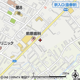 埼玉県春日部市上蛭田616周辺の地図