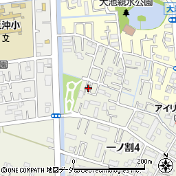 埼玉県春日部市一ノ割4丁目15-8周辺の地図