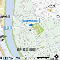 埼玉県春日部市藤塚603周辺の地図