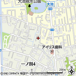 埼玉県春日部市一ノ割4丁目18-58周辺の地図