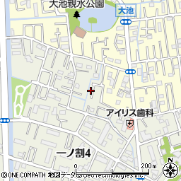 埼玉県春日部市一ノ割4丁目18-52周辺の地図
