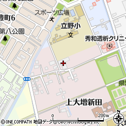 埼玉県春日部市上大増新田22周辺の地図