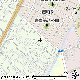 埼玉県春日部市増富517周辺の地図