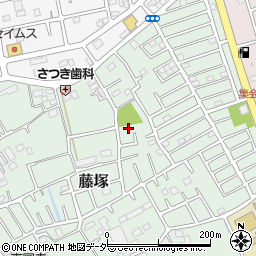 埼玉県春日部市藤塚333周辺の地図