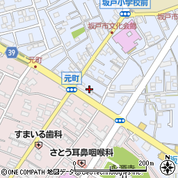埼玉県坂戸市元町2周辺の地図