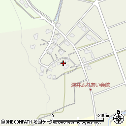 福井県大野市深井周辺の地図