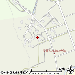 福井県大野市深井周辺の地図