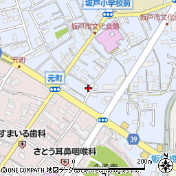埼玉県坂戸市元町2-10周辺の地図