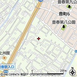 埼玉県春日部市増富525周辺の地図