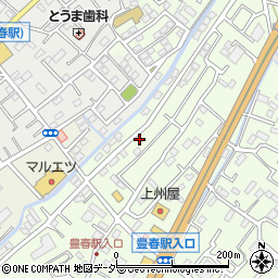 埼玉県春日部市増富625周辺の地図