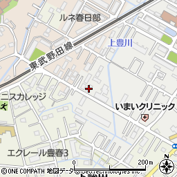 埼玉県春日部市上蛭田34周辺の地図