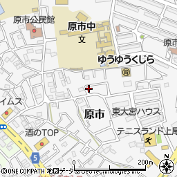 埼玉県上尾市原市3867周辺の地図
