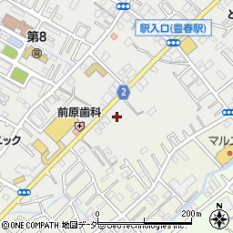 埼玉県春日部市上蛭田619周辺の地図