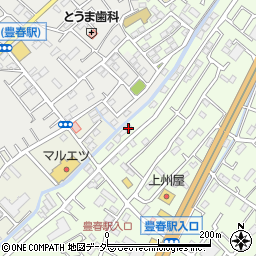 埼玉県春日部市増富634周辺の地図