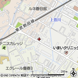 埼玉県春日部市上蛭田35周辺の地図