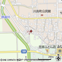 福井県鯖江市川去町37-20-1周辺の地図