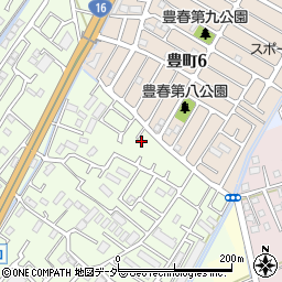 埼玉県春日部市増富519周辺の地図