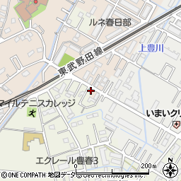 埼玉県春日部市道口蛭田223周辺の地図