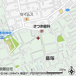 埼玉県春日部市藤塚399周辺の地図