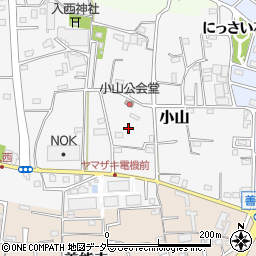 埼玉県坂戸市小山周辺の地図