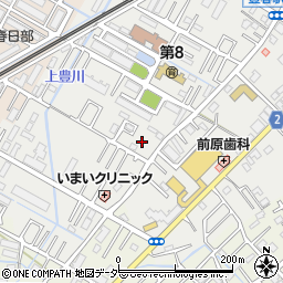 埼玉県春日部市上蛭田59周辺の地図