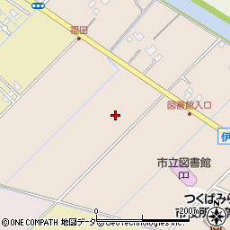 茨城県つくばみらい市福田周辺の地図