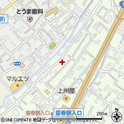 埼玉県春日部市増富698-4周辺の地図