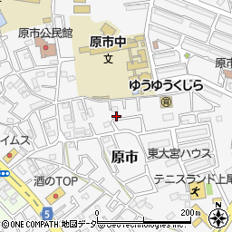 埼玉県上尾市原市3866-4周辺の地図