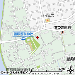 埼玉県春日部市藤塚427周辺の地図