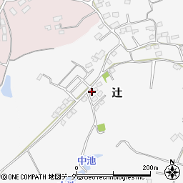 茨城県潮来市辻1379周辺の地図